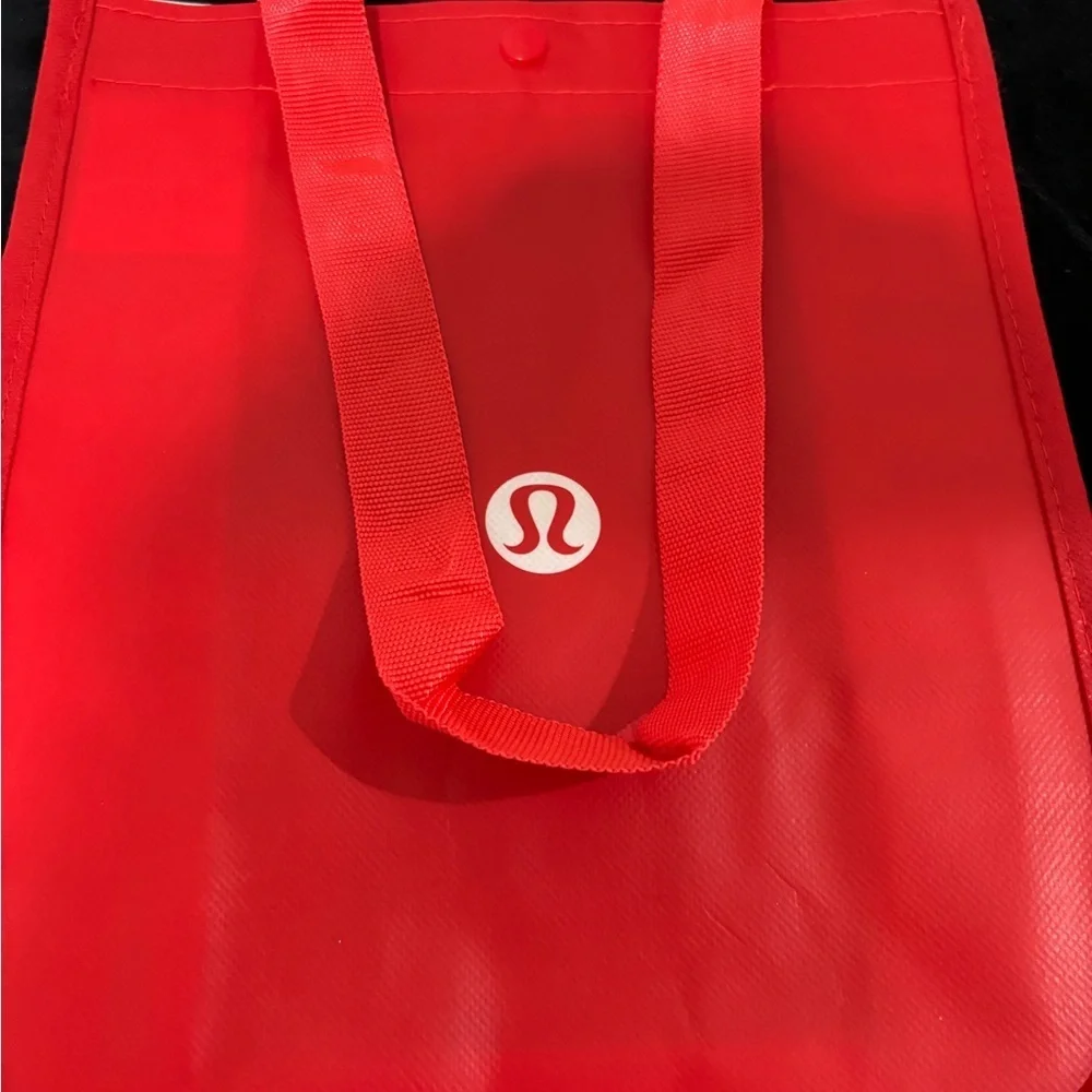 Lululemon Red Tote Bag